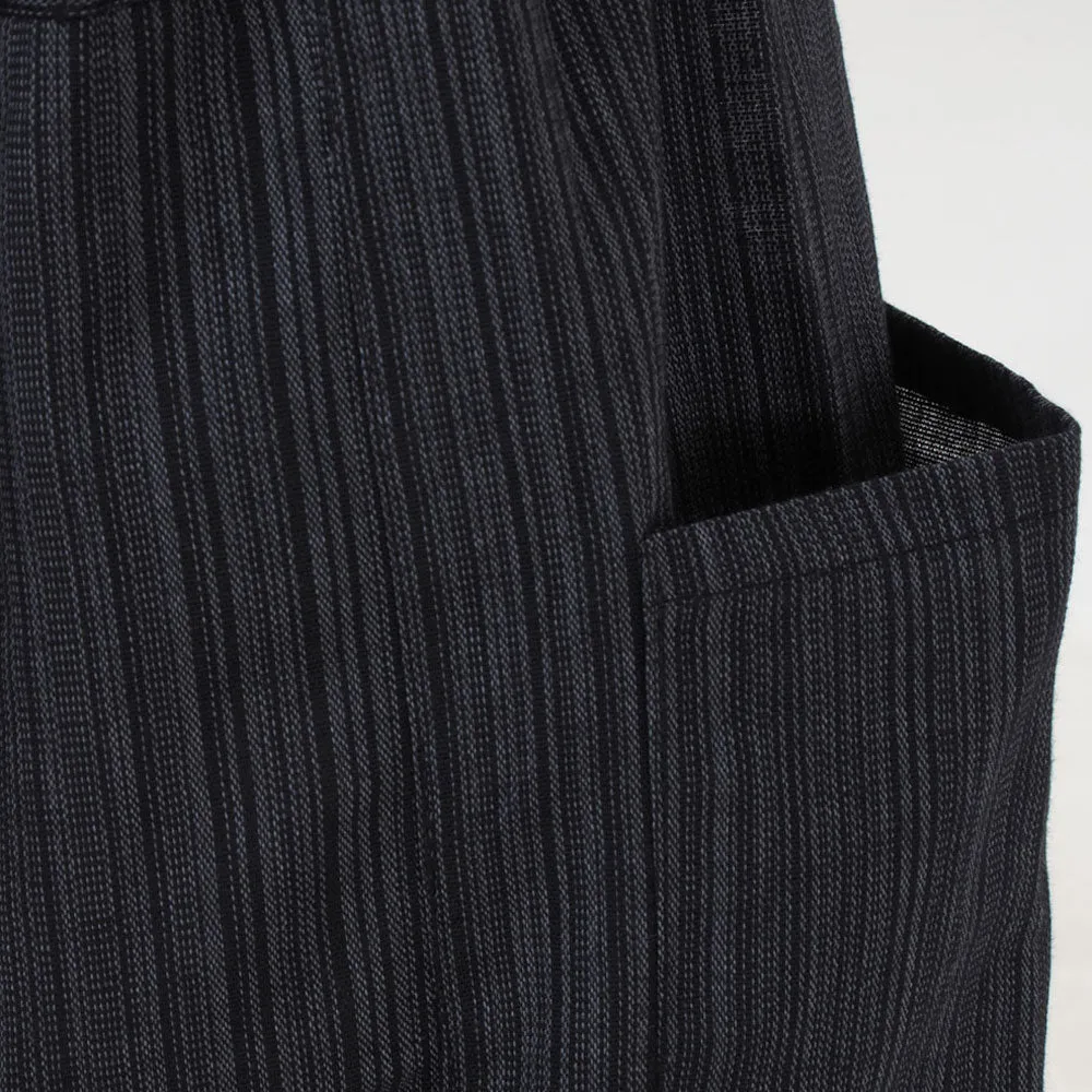 Men's Pinstripe Harem Pants Elephant Gray