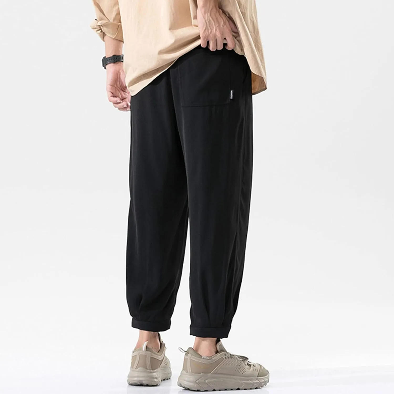Mens Sweatpants with Pockets Big and Tall Baggy Jogger Sweatpants Lounge Pants Athletic Pants Baggy High Waisted Open