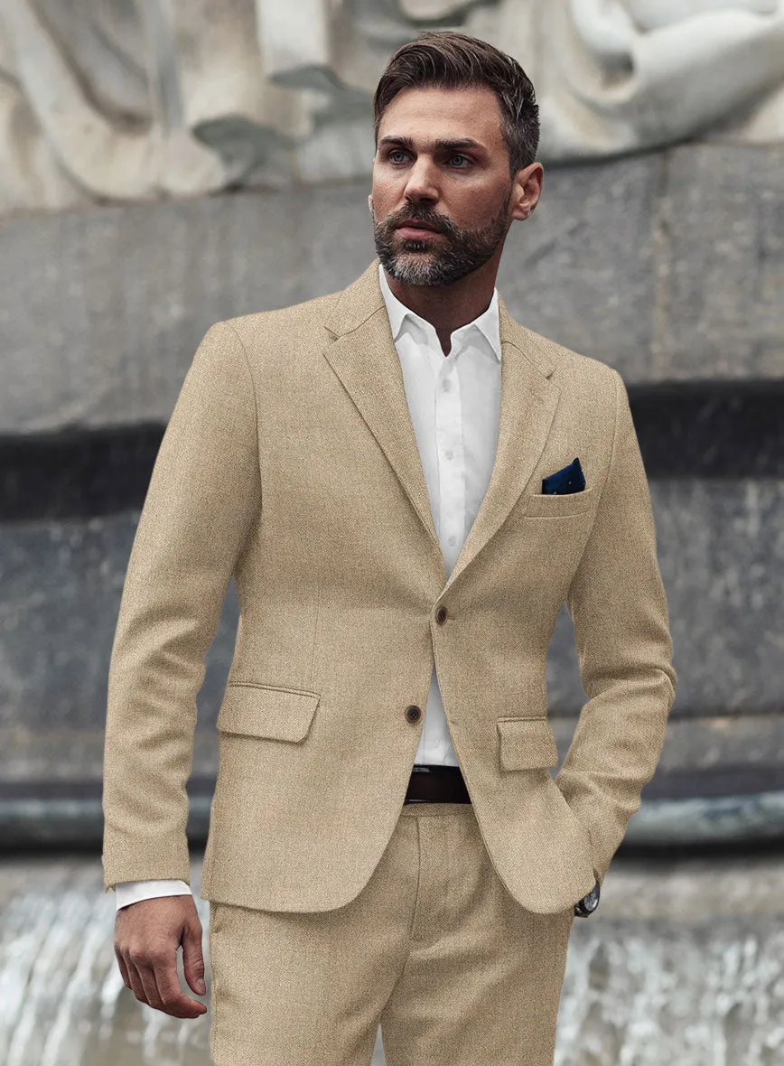 Naples Gondola Beige Tweed Suit