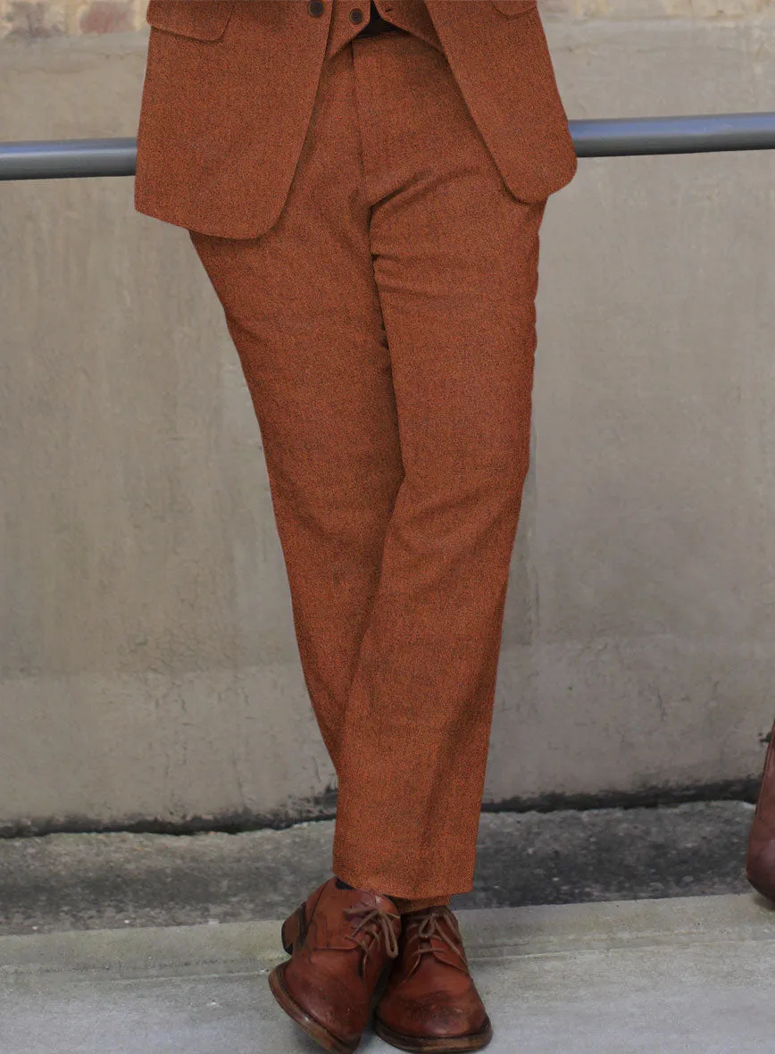 Naples Prego Rust Tweed Suit