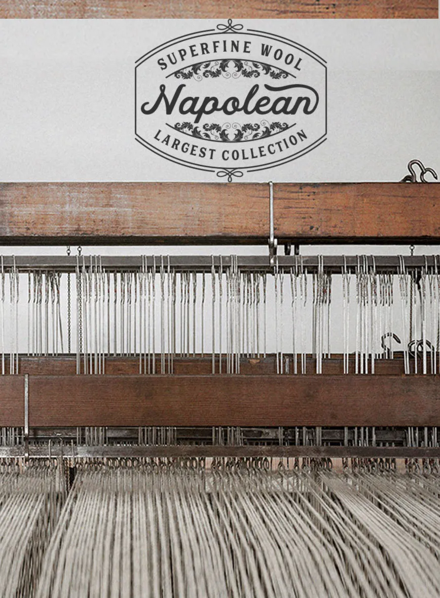 Napolean Noemi Windowpane Brown Wool Suit
