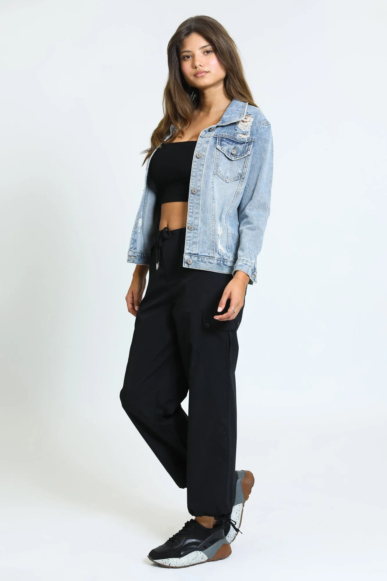 Parachute Cargo Pant - Black