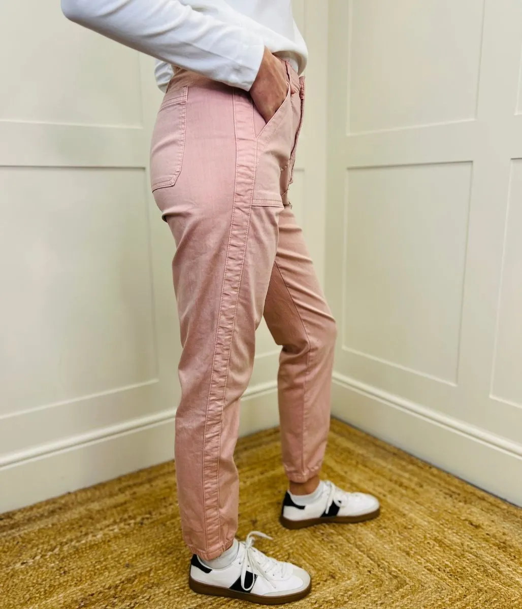 Pink Slim Fit Joggers