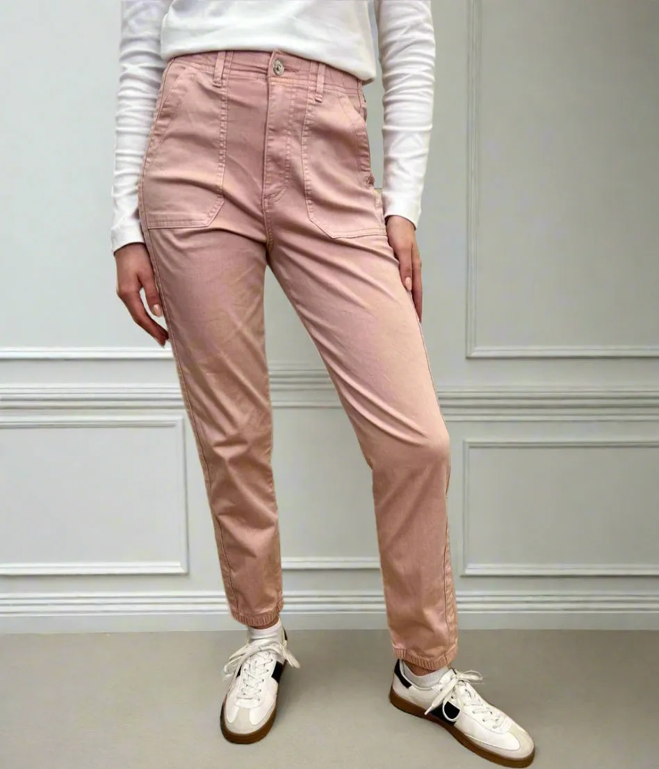Pink Slim Fit Joggers