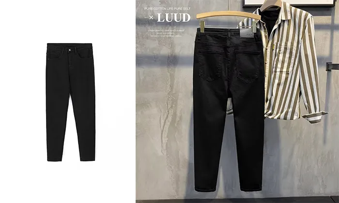 Retro Black Jeans