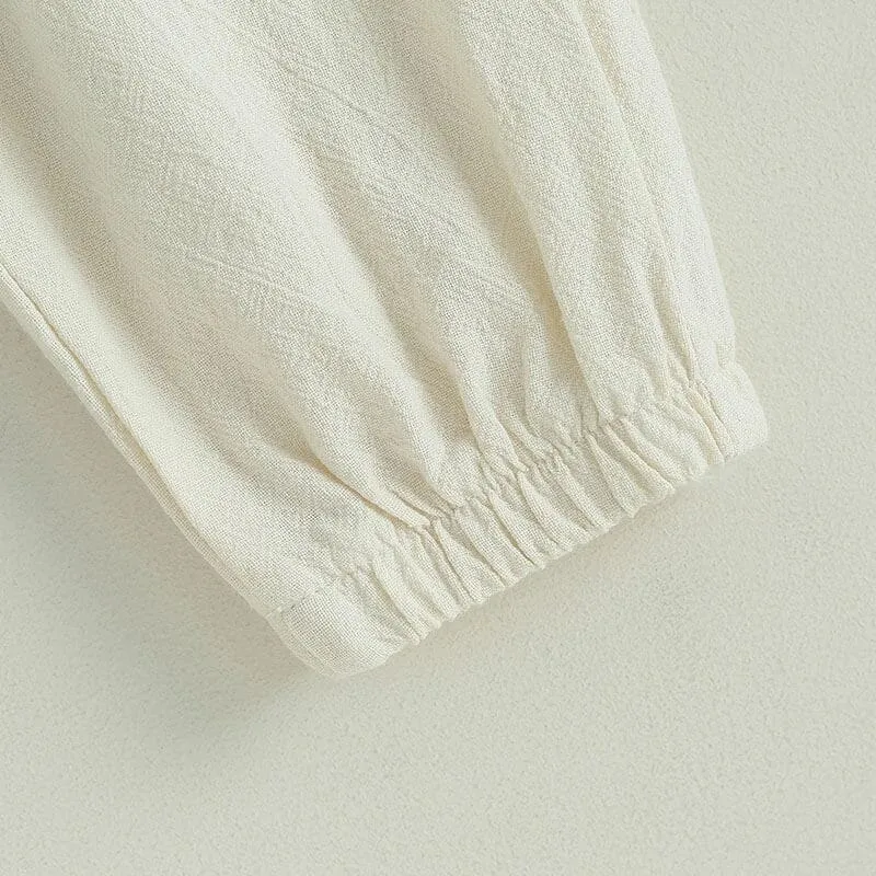Solid Pockets Toddler Pants