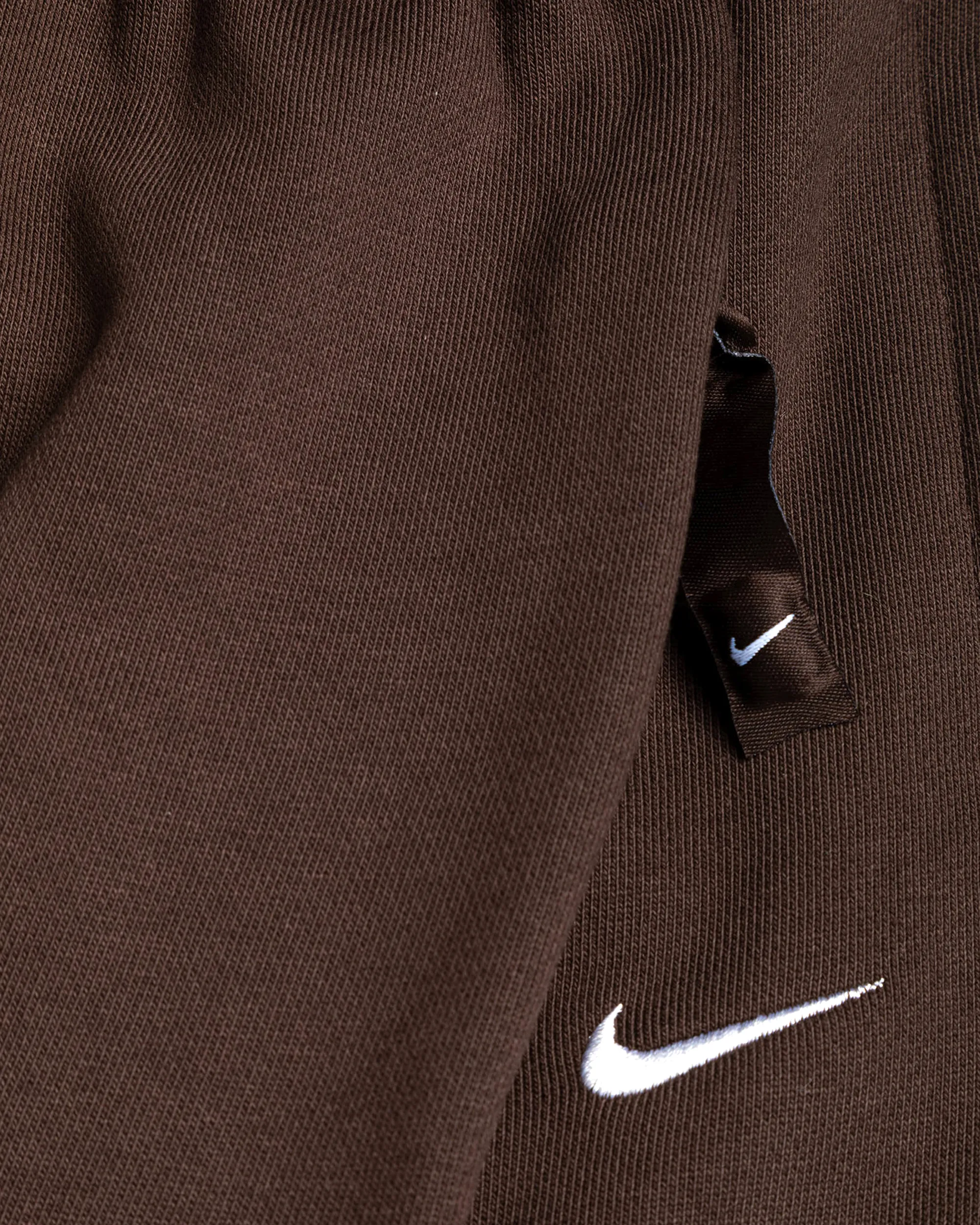Solo Swoosh Fleece Sweatpant - Baroque Brown / White