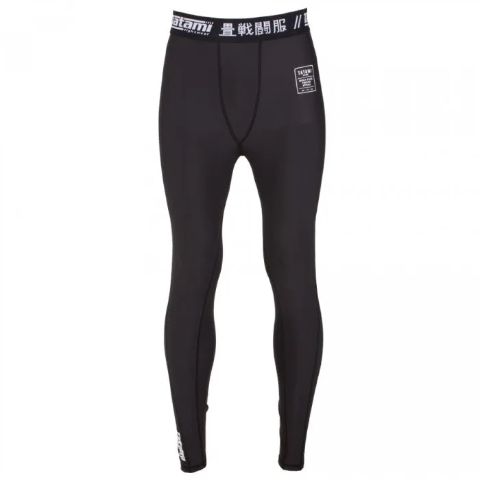 Spats - Brn - Tatami Fightwear - 'Nova' - Sort