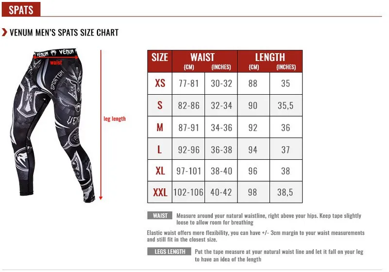 Spats - Venum - 'Contender 4.0' - Sort-Gr-Hvid