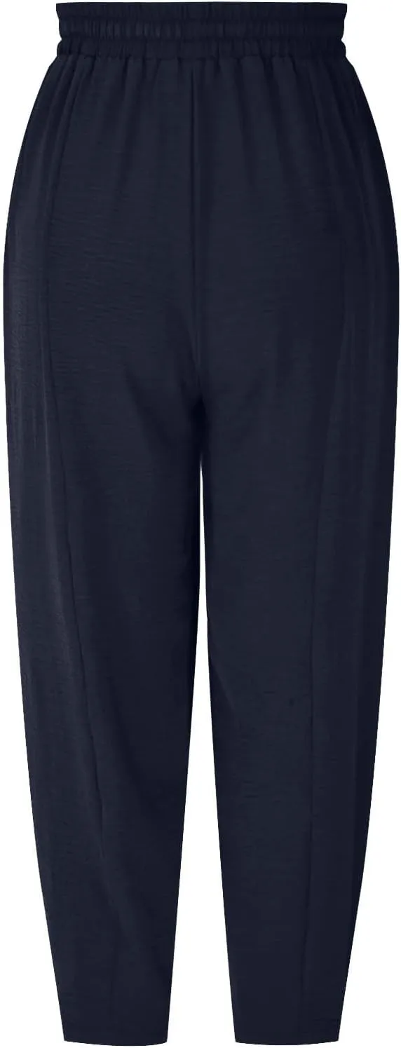Summer Pants for Women 2024 High Waisted Pants Baggy Harem Pants Loose Casual Pants Comfy Trousers with Pockets