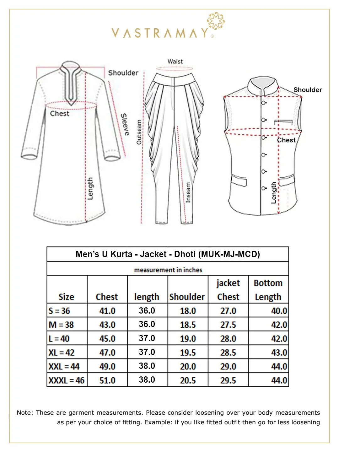 VASTRAMAY Men's Burgundy Silk Blend Kurta Set
